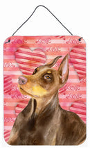 Doberman Pinscher Love Wall or Door Hanging Prints BB9796DS1216