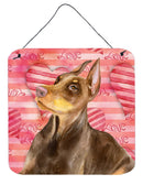 Doberman Pinscher Love Wall or Door Hanging Prints BB9796DS66
