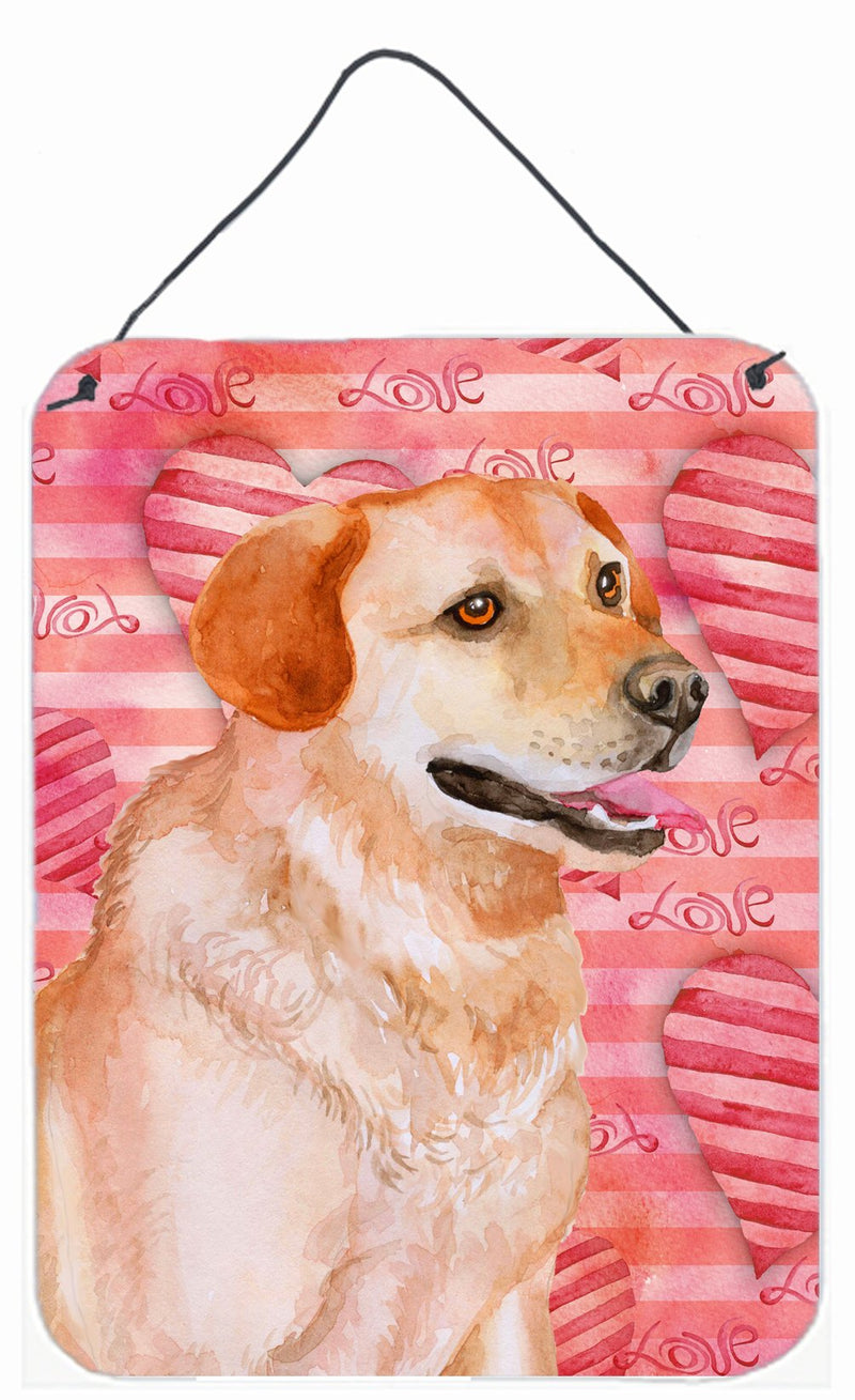 Labrador Retriever Love Wall or Door Hanging Prints BB9801DS1216