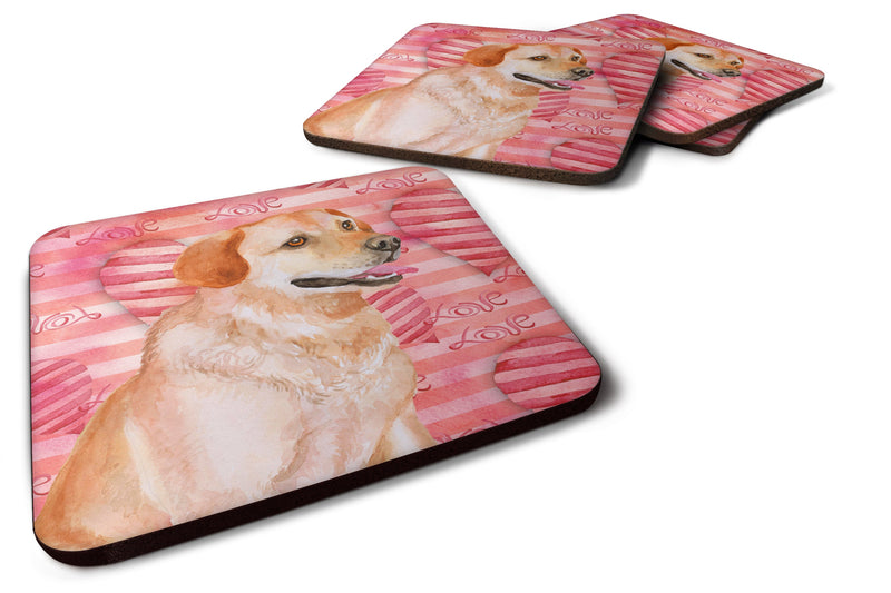 Labrador Retriever Love Foam Coaster  BB9801FC