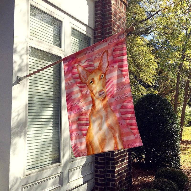 Pharaoh Hound Love Flag Canvas House Size BB9802CHF