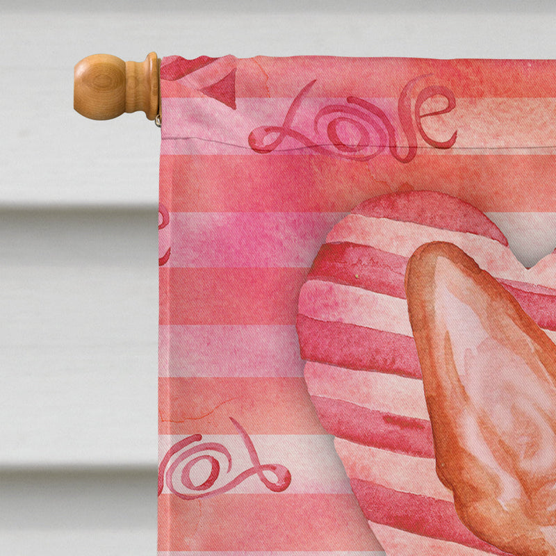 Pharaoh Hound Love Flag Canvas House Size BB9802CHF