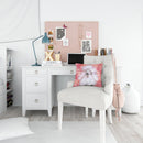 White Standard Poodle Love Throw Pillow - 14x14 Decorative Pillow – Art for Your Home & Patio BB9804PW1414