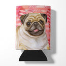 Fawn Pug Love Can or Bottle Hugger BB9805CC