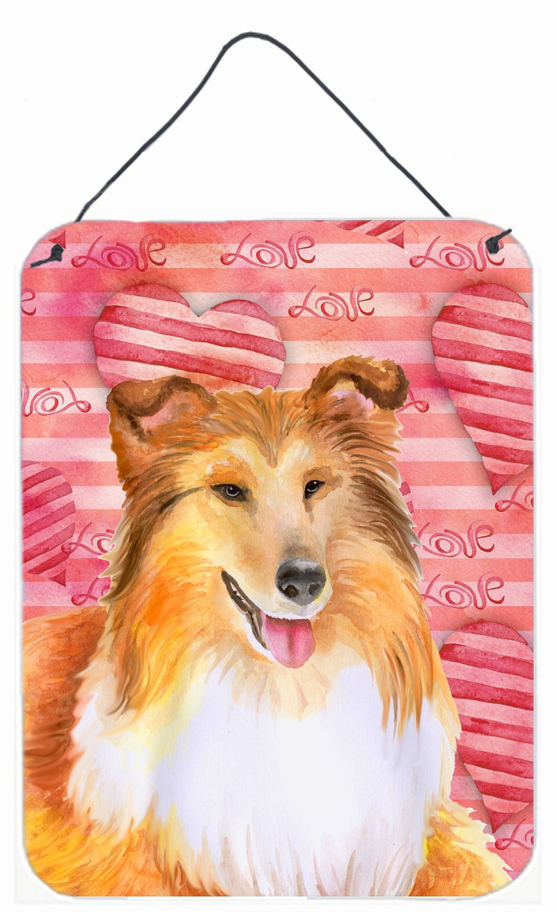 Sheltie Love Wall or Door Hanging Prints BB9807DS1216