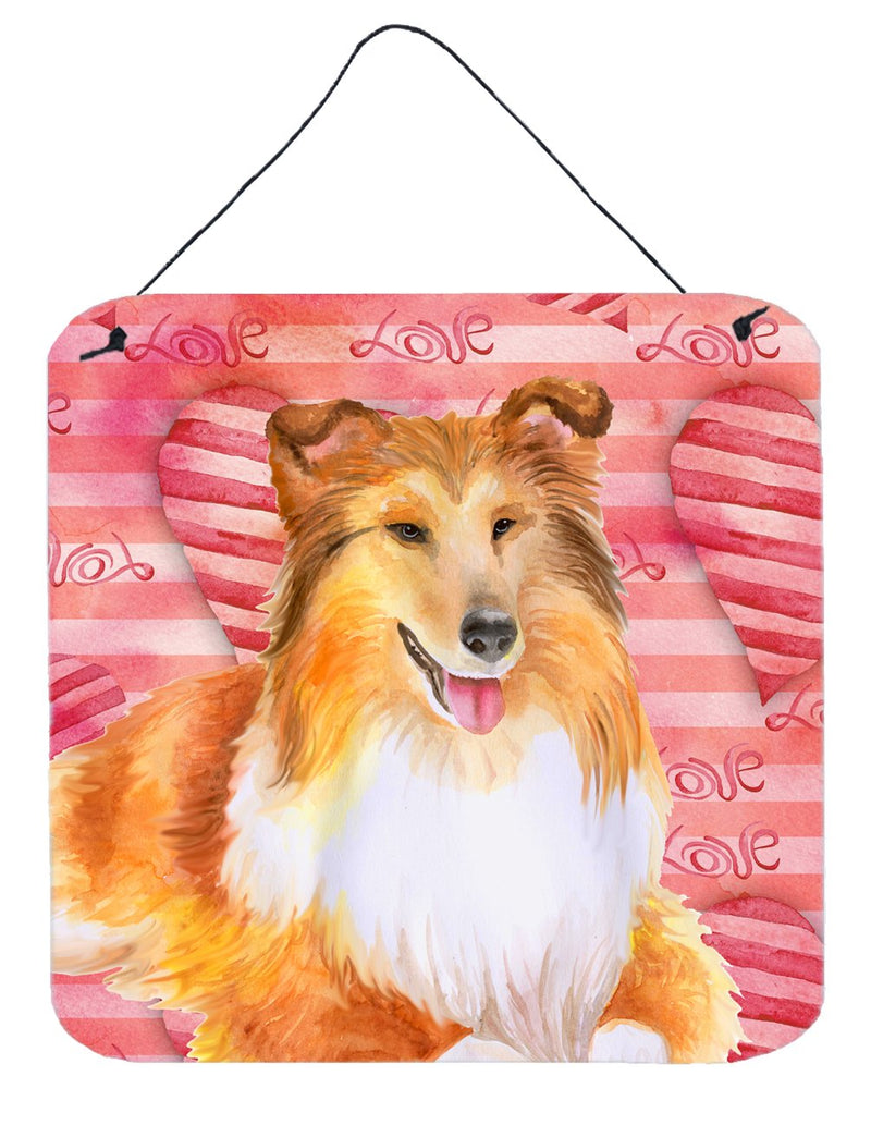 Sheltie Love Wall or Door Hanging Prints BB9807DS66