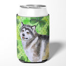 Alaskan Malamute St Patrick's Can or Bottle Hugger BB9812CC
