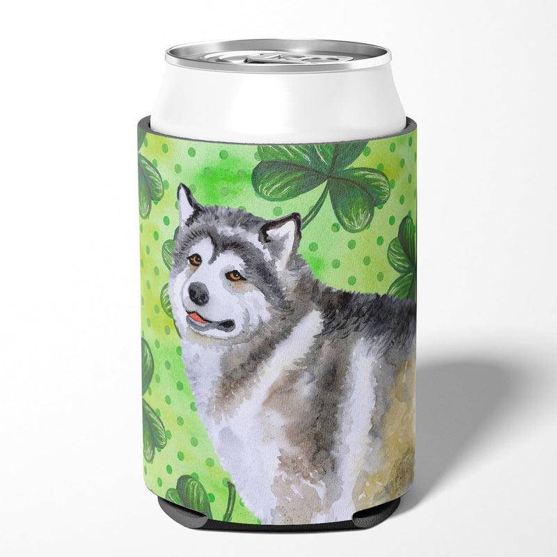 Alaskan Malamute St Patrick's Can or Bottle Hugger BB9812CC