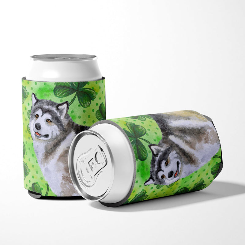 Alaskan Malamute St Patrick's Can or Bottle Hugger BB9812CC