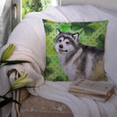 Alaskan Malamute St Patrick's Throw Pillow - 14x14 Decorative Pillow – Art for Your Home & Patio BB9812PW1414