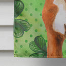 German Boxer St Patrick's House Flag 28x40 Porch Sleeve Pole Decorative Outside Yard Banner Artwork Wall Hanging, Polyester