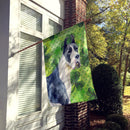 Harlequin Great Dane St Patrick's House Flag 28x40 Porch Sleeve Pole Decorative Outside Yard Banner Artwork Wall Hanging, Polyester