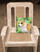 American Staffordshire St Patrick's Fabric Decorative Pillow BB9818PW1818