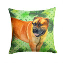 Boerboel Mastiff St Patrick's Throw Pillow - 14x14 Decorative Pillow – Art for Your Home & Patio BB9820PW1414