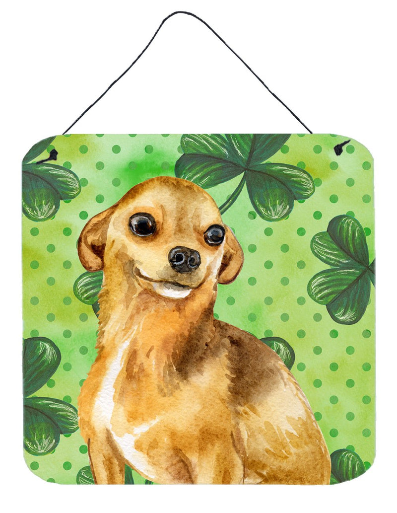 Chihuahua St Patrick's Wall or Door Hanging Prints BB9832DS66