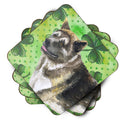 American Akita St Patrick's Coasters - Set of 4 Lightweight Foam, Absorbent Drink Coasters