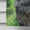 Newfoundland St Patrick's House Flag 28x40 Porch Sleeve Pole Decorative Outside Yard Banner Artwork Wall Hanging, Polyester