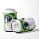 Borzoi St Patrick's Can or Bottle Hugger BB9846CC