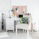 Black Russian Terrier St Patrick's Throw Pillow - 14x14 Decorative Pillow – Art for Your Home & Patio BB9851PW1414