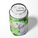 Sealyham Terrier St Patrick's Can or Bottle Hugger Cooler Sleeve for Standard 12 oz Cans, Insulated Foam Beer & Soda Can Hugger Reusable