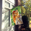 Yorkshire Terrier St Patrick's House Flag 28x40 Porch Sleeve Pole Decorative Outside Yard Banner Artwork Wall Hanging, Polyester