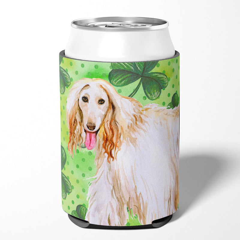 Afghan Hound St Patrick's Can or Bottle Hugger BB9876CC