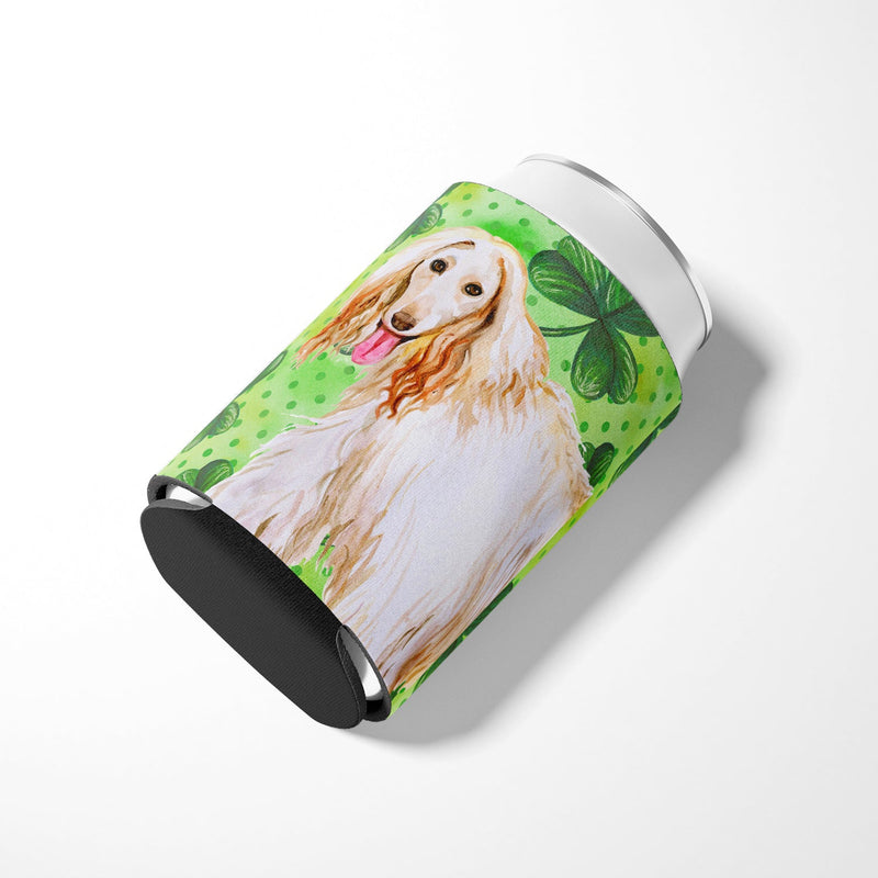 Afghan Hound St Patrick's Can or Bottle Hugger BB9876CC