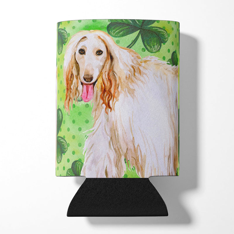 Afghan Hound St Patrick's Can or Bottle Hugger BB9876CC