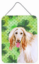 Afghan Hound St Patrick's Wall or Door Hanging Prints BB9876DS1216