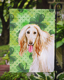 Afghan Hound St Patrick's Garden Flag - Outdoor Decorative Yard Flag BB9876GF