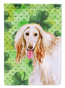 Afghan Hound St Patrick's Garden Flag - Outdoor Decorative Yard Flag BB9876GF