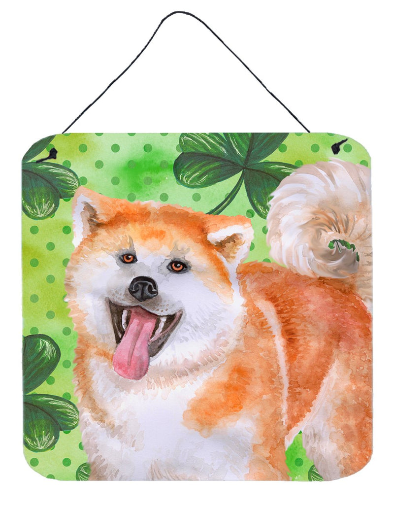 Akita St Patrick's Wall or Door Hanging Prints BB9877DS66