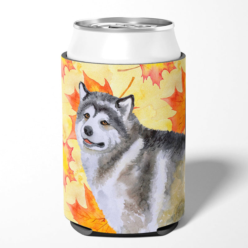 Alaskan Malamute Fall Can or Bottle Hugger BB9899CC