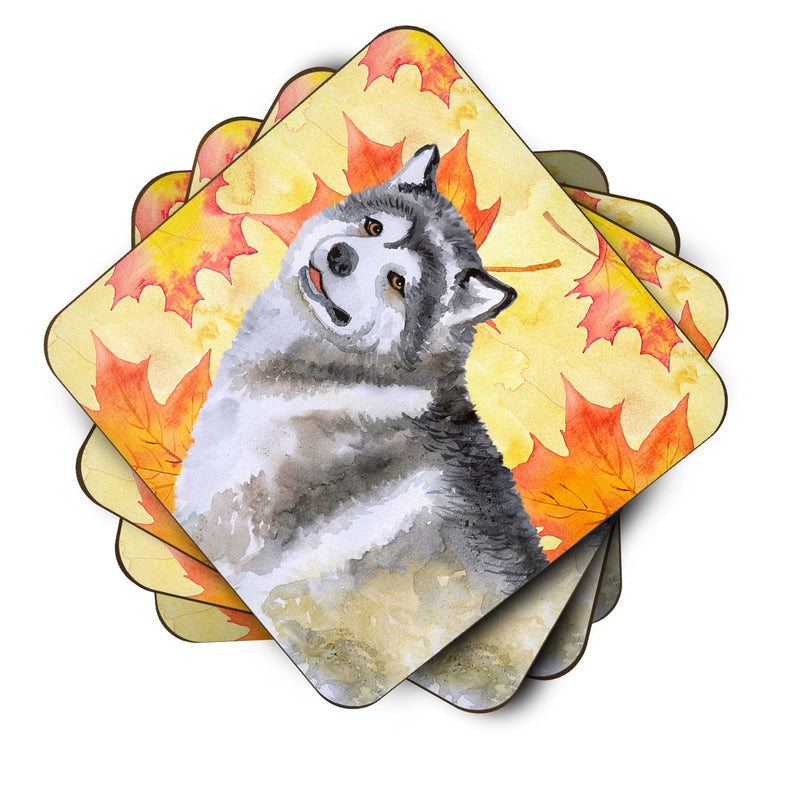 Alaskan Malamute Fall Foam Coaster  BB9899FC