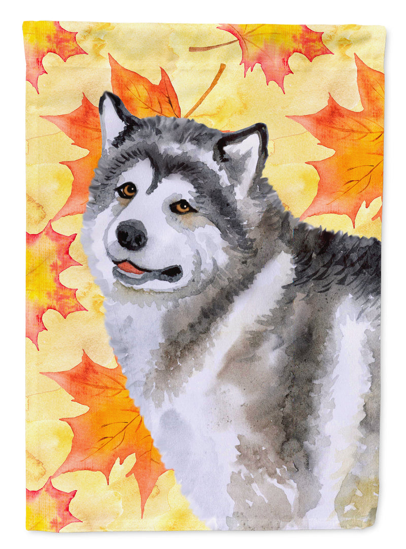 Alaskan Malamute Fall Garden Flag - Outdoor Decorative Yard Flag BB9899GF