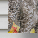 German Shorthaired Pointer Fall House Flag 28x40 Porch Sleeve Pole Decorative Outside Yard Banner Artwork Wall Hanging, Polyester