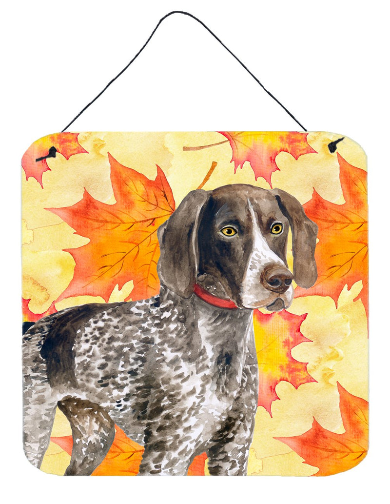 German Shorthaired Pointer Fall Wall or Door Hanging Prints BB9902DS66