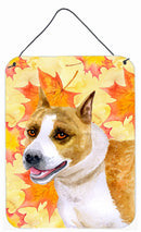 American Staffordshire Fall Wall or Door Hanging Prints BB9905DS1216