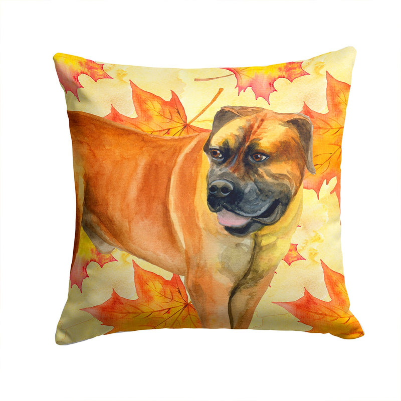 Boerboel Mastiff Fall Throw Pillow - 14x14 Decorative Pillow – Art for Your Home & Patio BB9907PW1414