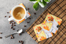 Fox Terrier Fall Foam Coasters Set of 4 Cup Coasters for Indoor Outdoor, Tabletop Protection, Anti Slip, Mouse pad Material