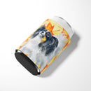 Papillon Fall Can or Bottle Hugger Cooler Sleeve for Standard 12 oz Cans, Insulated Foam Beer & Soda Can Hugger Reusable