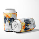 Papillon Fall Can or Bottle Hugger Cooler Sleeve for Standard 12 oz Cans, Insulated Foam Beer & Soda Can Hugger Reusable