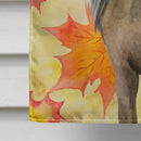 Chinese Crested Fall House Flag 28x40 Porch Sleeve Pole Decorative Outside Yard Banner Artwork Wall Hanging, Polyester