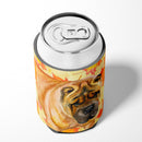 Shar Pei Fall Can or Bottle Hugger Cooler Sleeve for Standard 12 oz Cans, Insulated Foam Beer & Soda Can Hugger Reusable