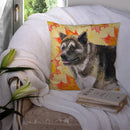 American Akita Fall Throw Pillow - 14x14 Decorative Pillow – Art for Your Home & Patio BB9930PW1414