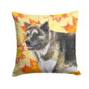 American Akita Fall Throw Pillow - 14x14 Decorative Pillow – Art for Your Home & Patio BB9930PW1414