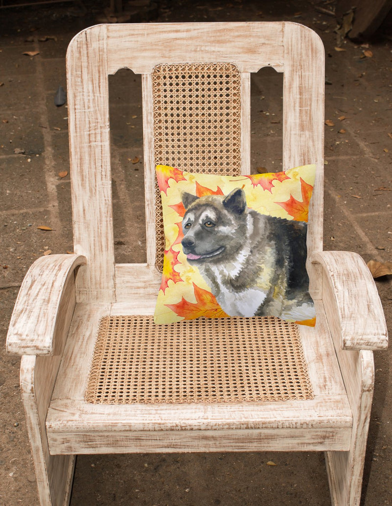 American Akita Fall Fabric Decorative Pillow BB9930PW1818