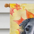 Borzoi Fall Flag Canvas House Size BB9933CHF