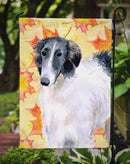 Borzoi Fall Garden Flag - Outdoor Decorative Yard Flag BB9933GF
