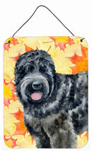 Black Russian Terrier Fall Wall or Door Hanging Prints BB9938DS1216